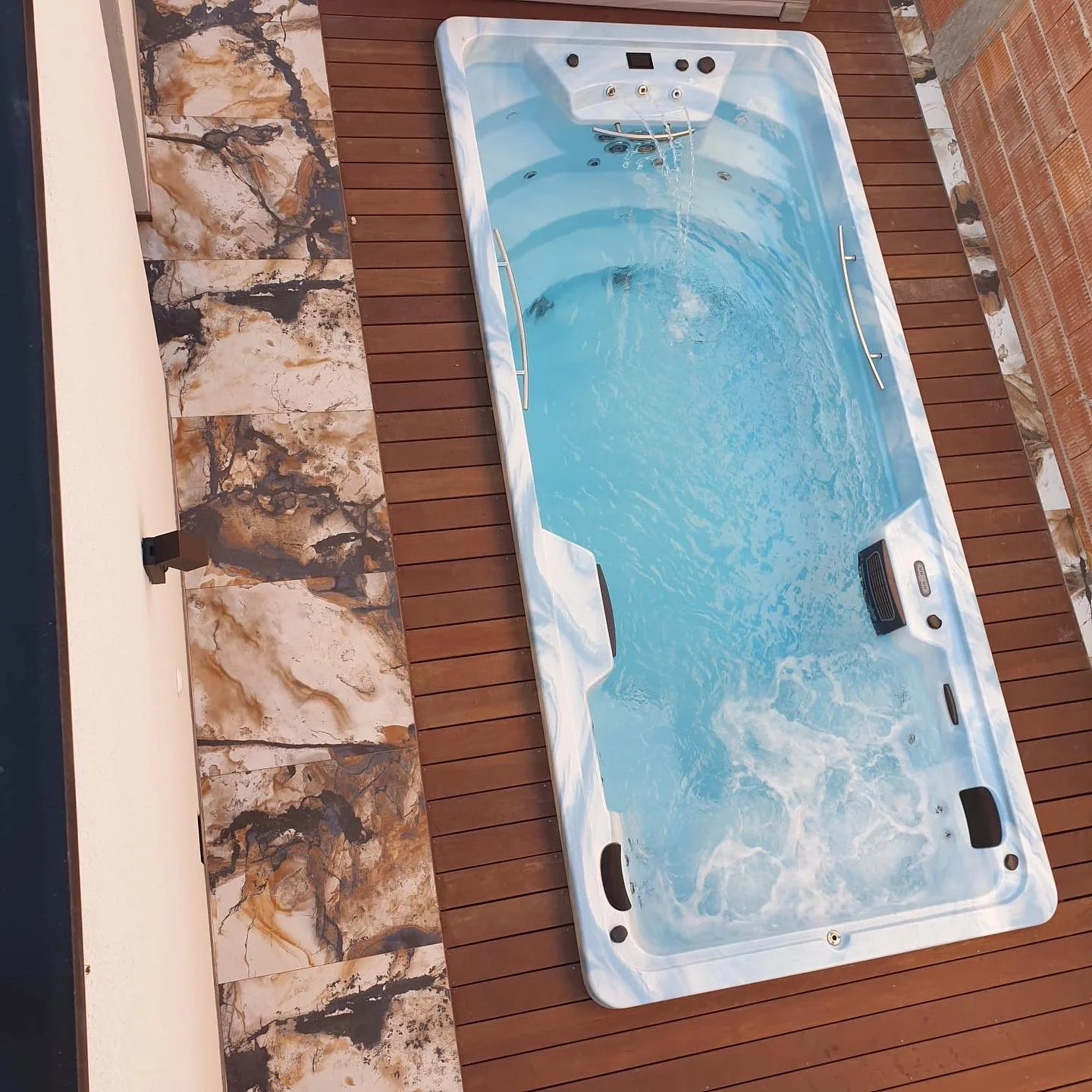 basen tarasowy do pływania Amazon