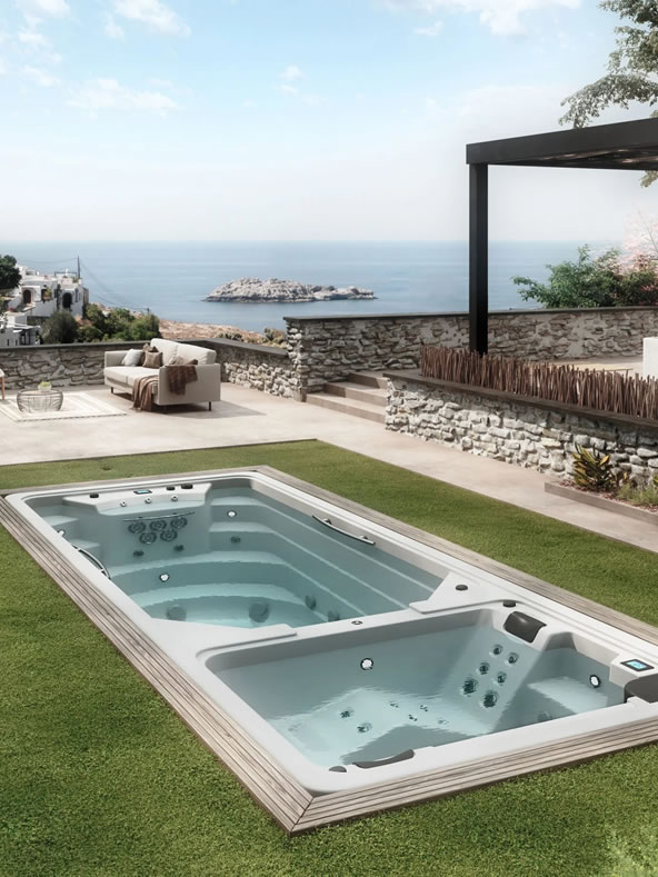 dwuczęściowy basen duo