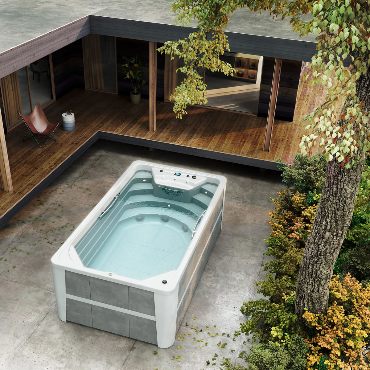 basen kompaktowy ogrodowy