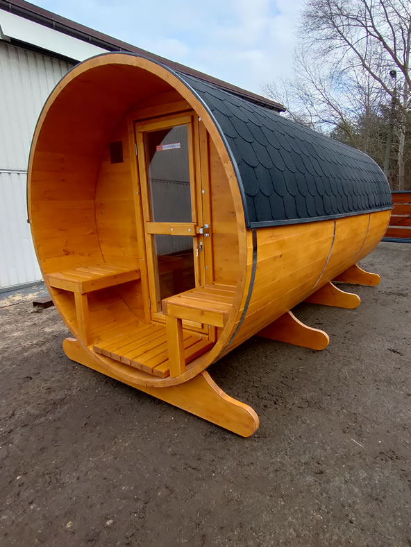 eksjlizywna sauna Discovery z szybą sferyczną